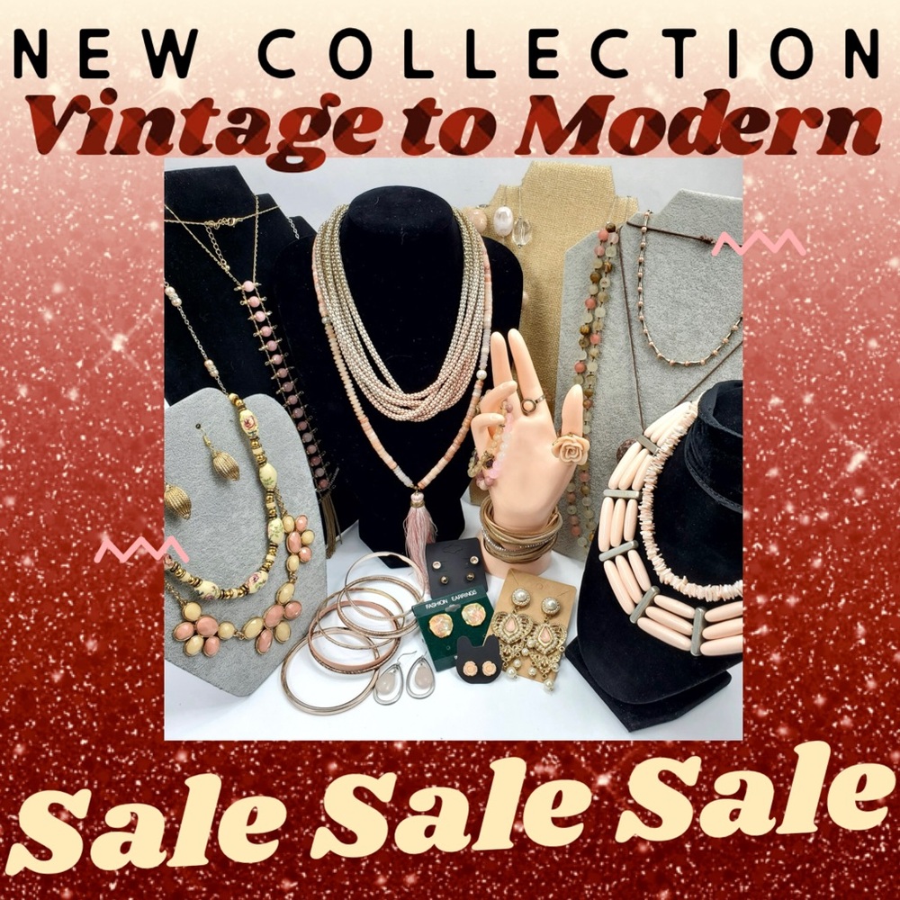 3. ✨ VINTAGE TO MODERN MUTLI-COLOR  JEWELRY (NECKLACE,EARRINGS,RINGS,BRACELET)